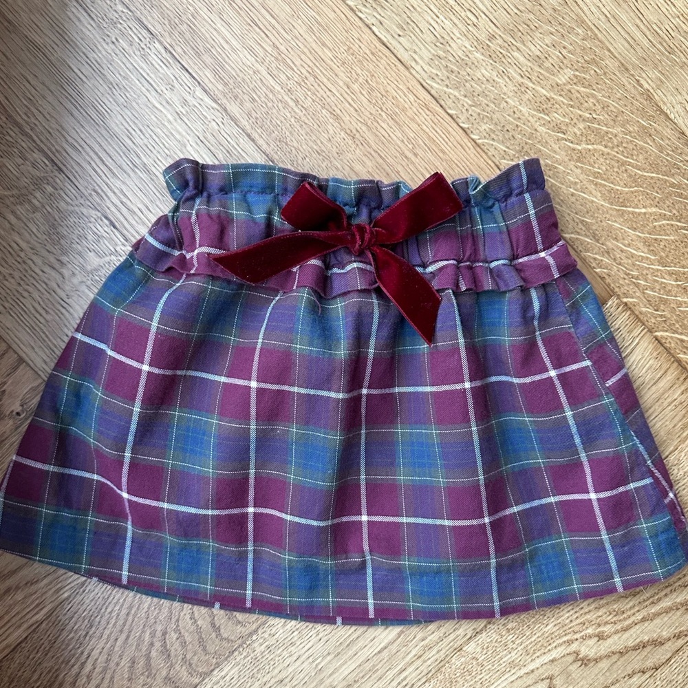 Pepa&Co red tartan skirt
